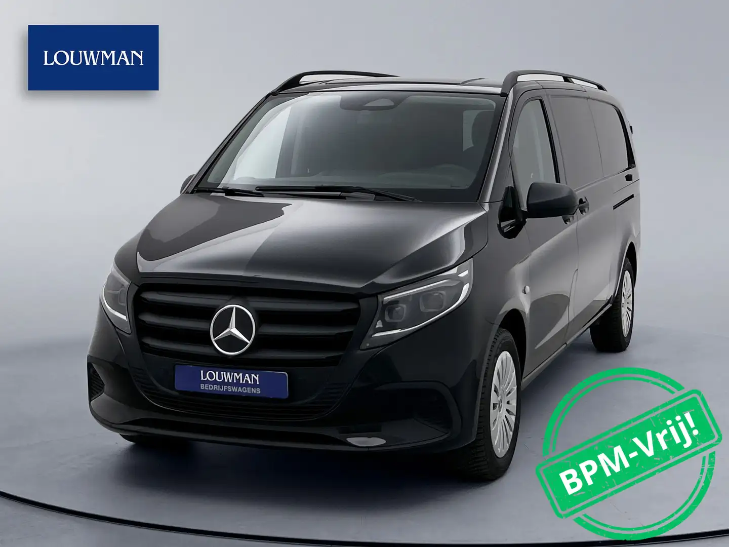 Mercedes-Benz Vito 119 CDI Extra Lang Dubbele Schuifdeur 3500KG Trekg Zwart - 1