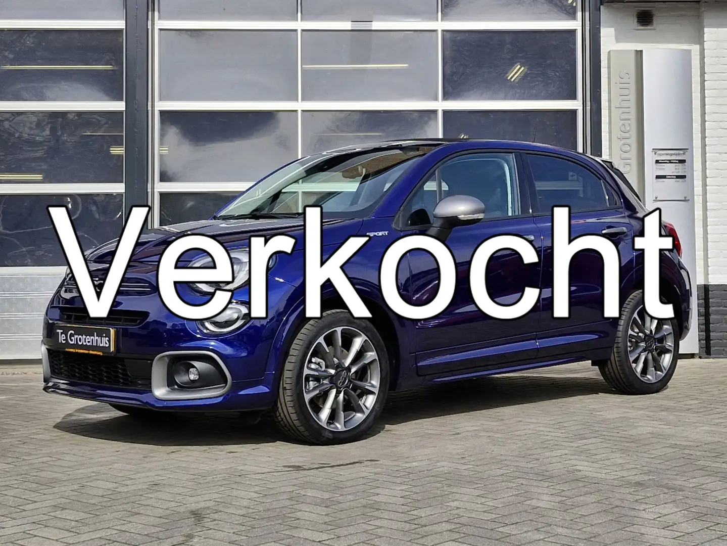 Fiat 500X 1.5 Hybrid Sport Cabrio Blauw - 1