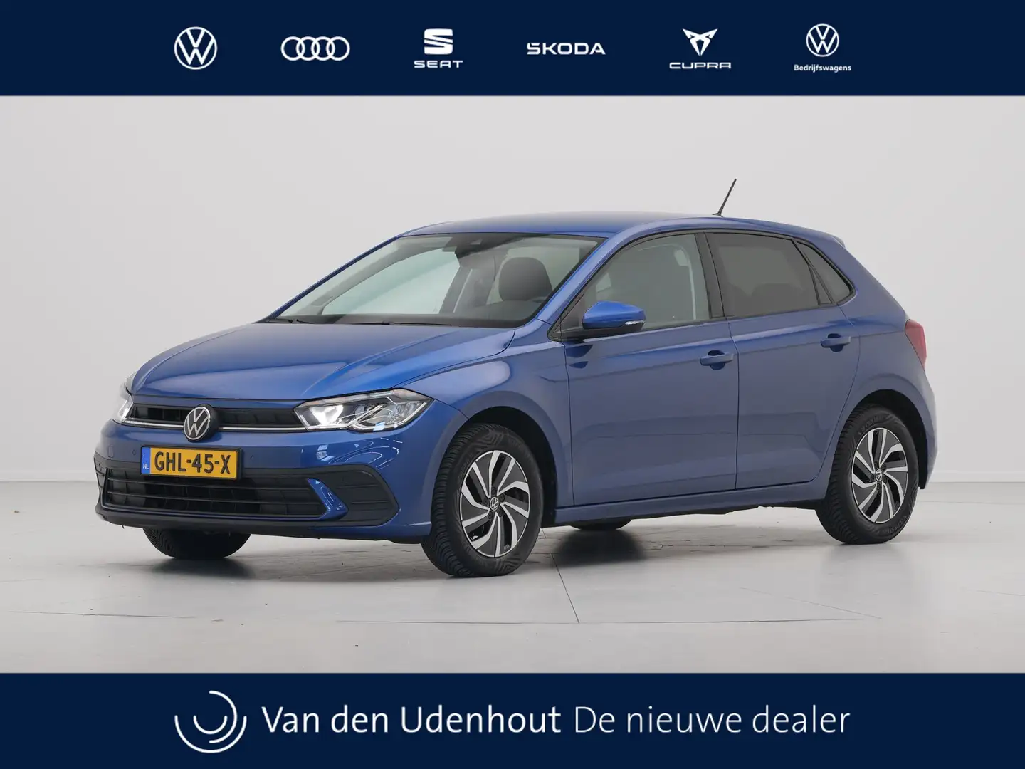 Volkswagen Polo 1.0 TSI 95pk Life Edition Navi via App Camera Pdc Bleu - 1