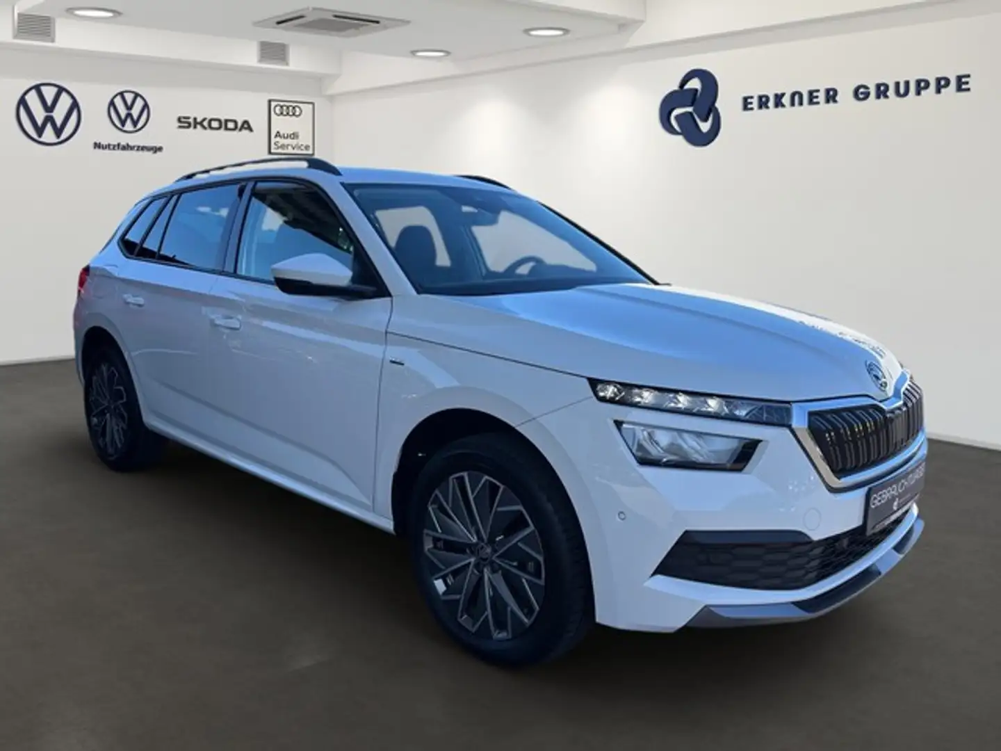 Skoda Kamiq 1.0TSI DSG Clever LED+NAVI+KAM+BEH-FRTSCHB+++ Blanc - 2