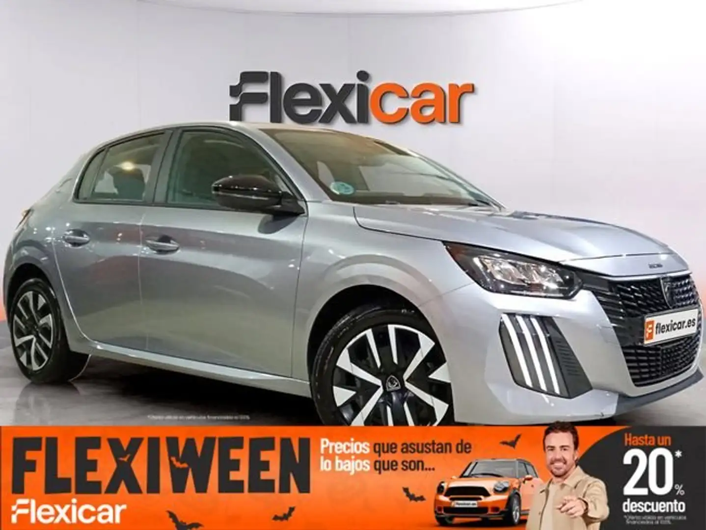 Peugeot 208 1.2 Puretech S&S Allure 100 Gris - 1
