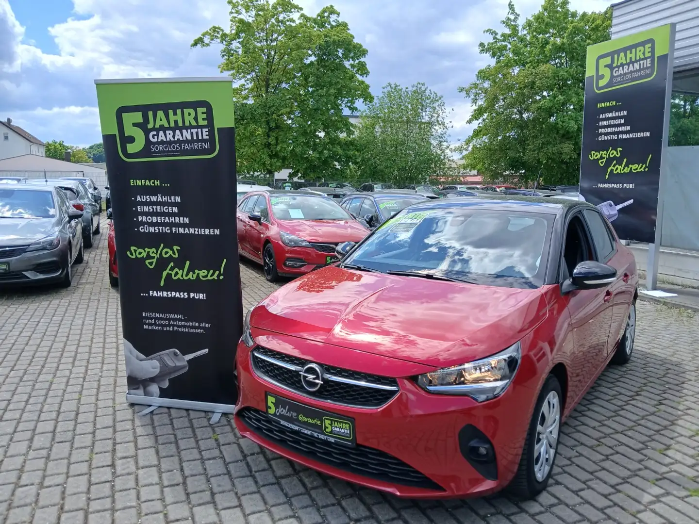 Opel Corsa F 1.2T Parkpilot,Tempomat,Lenkradheizung Rot - 2