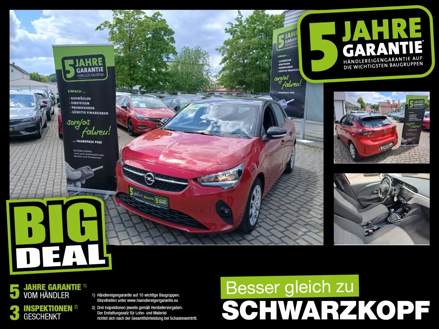 Opel Corsa F 1.2T Parkpilot,Tempomat,Lenkradheizung Rot - 1