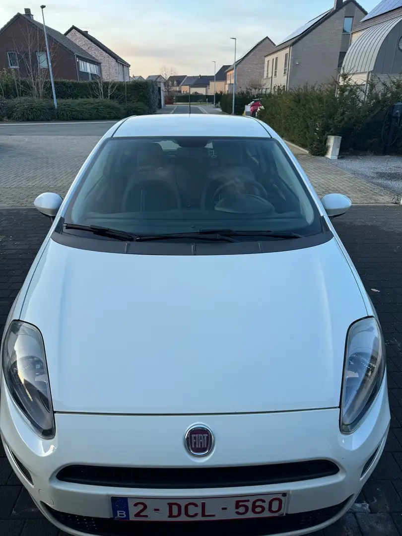 Fiat Punto 1.2i Actual Blanc - 1