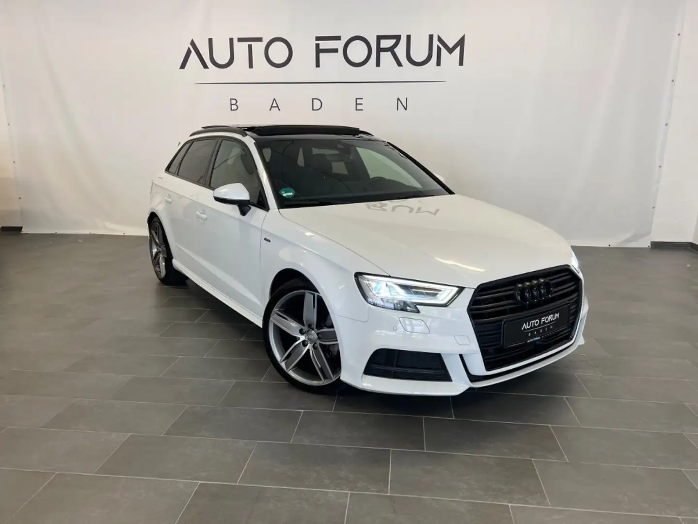 Audi A3 Sportback 35TDI*S Line*Lane*ACC*Matrix*Pano* Blanc - 1