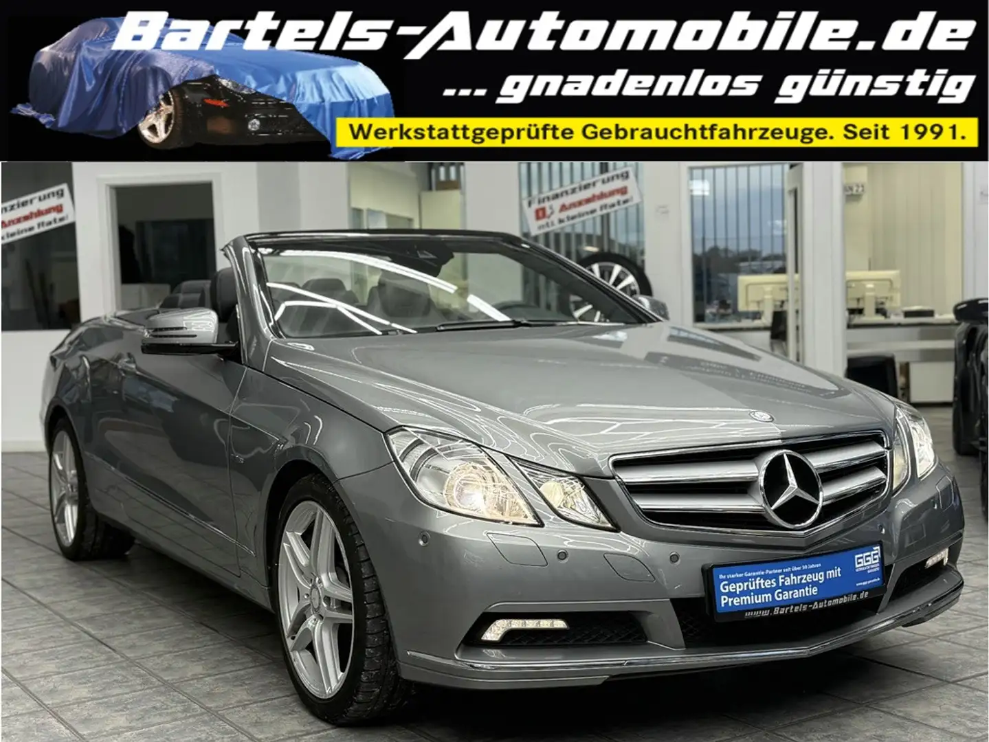 Mercedes-Benz E 250 CGI BE Cabrio Avantgarde, Leder, Airscarf Grau - 1