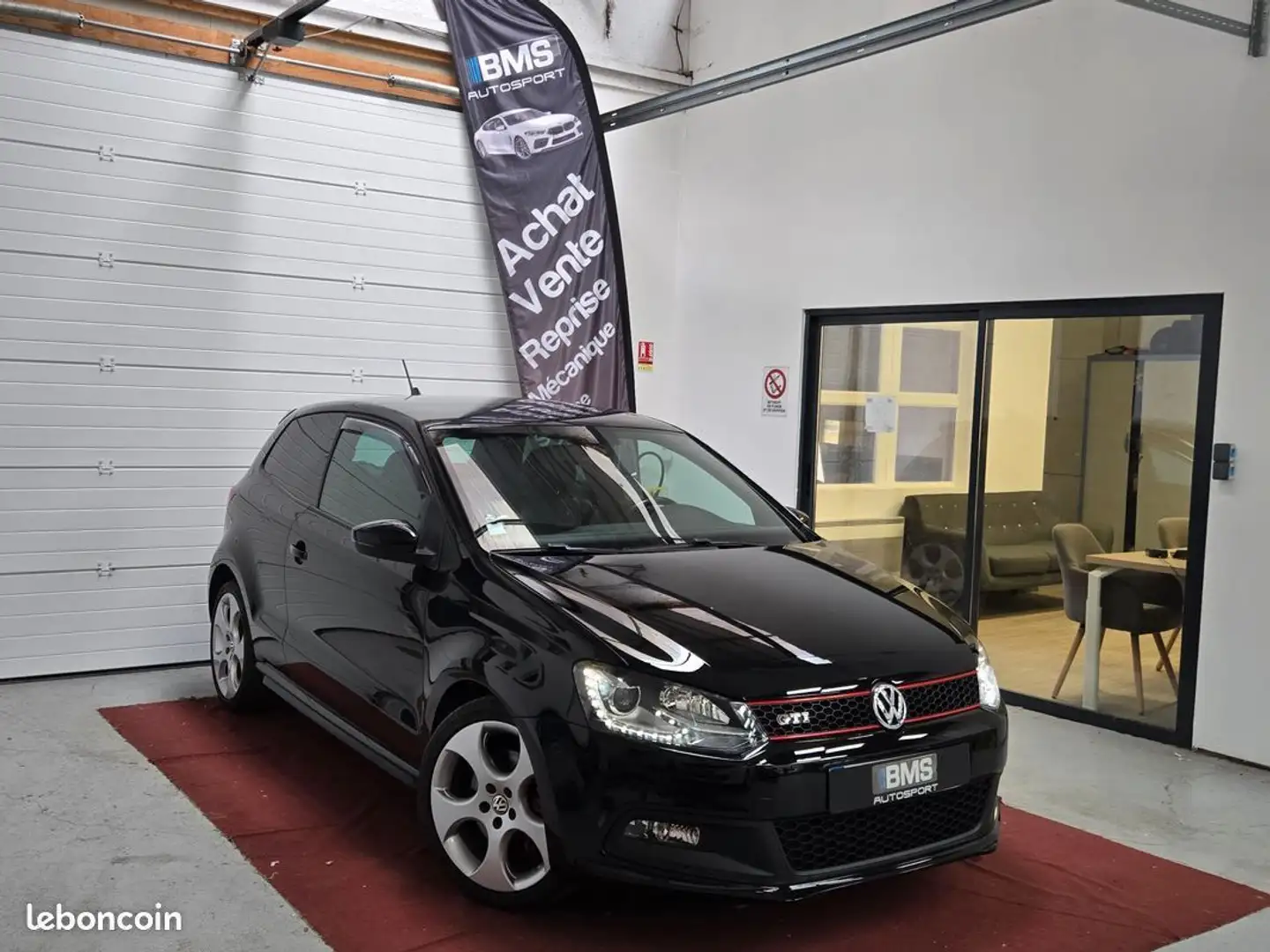 Volkswagen Polo VW GTI 1.4 TSI 180 DSG7 3P (Bi-xénon, GPS, Cuir-Al Noir - 1