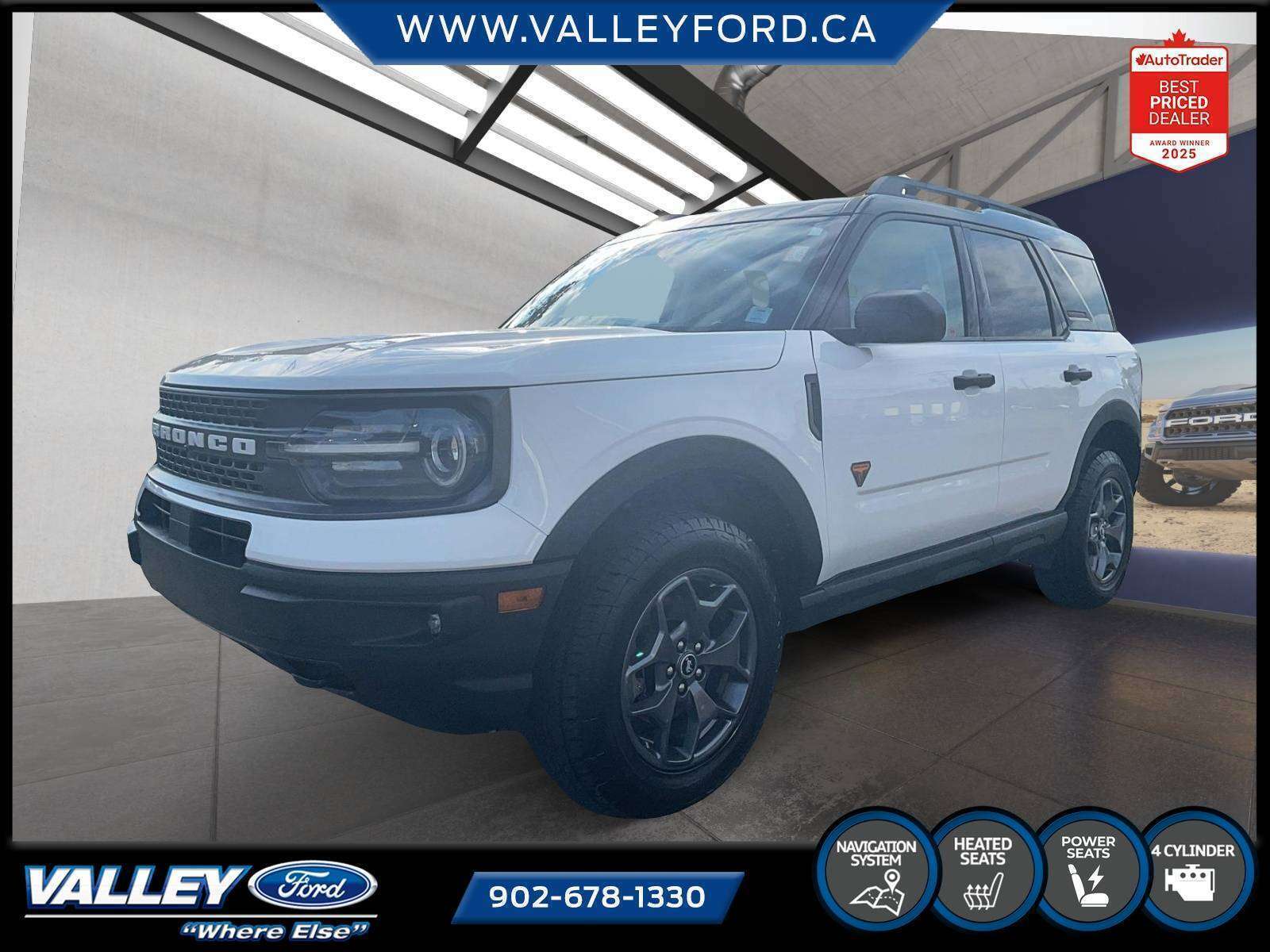 White 2021 Ford Bronco Sport SUV / Crossover All-Wheel Drive 8-Speed Automatic
