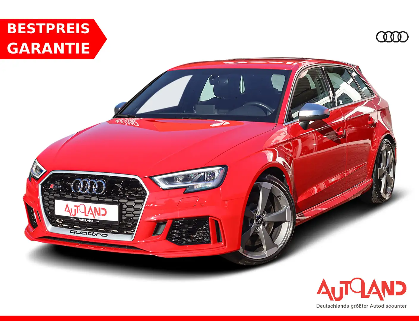 Audi RS3 Sportback 2.5 TFSI quattro LED Navi Leder Rojo - 1