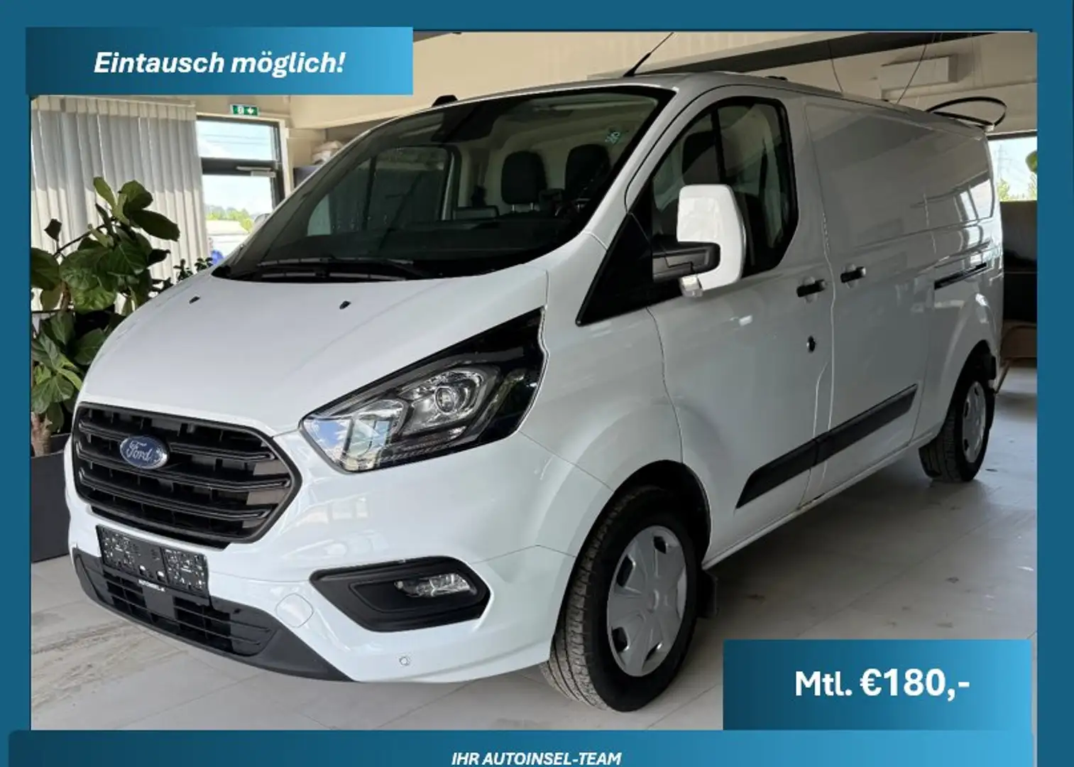 Ford Transit Custom 320 L2 2 Schiebetüren Kamera Zahnriemen Neu Weiß - 1