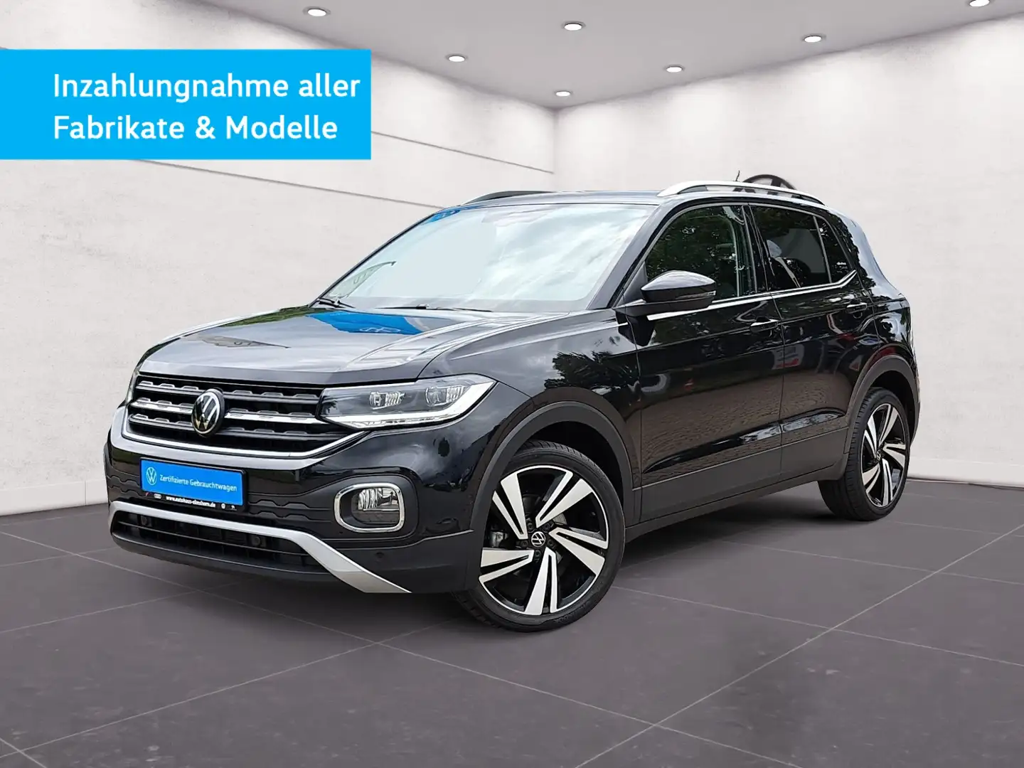 Volkswagen T-Cross Style 1.5 TSI DSG AHK NAV KAM ACC APP 18" Schwarz - 2