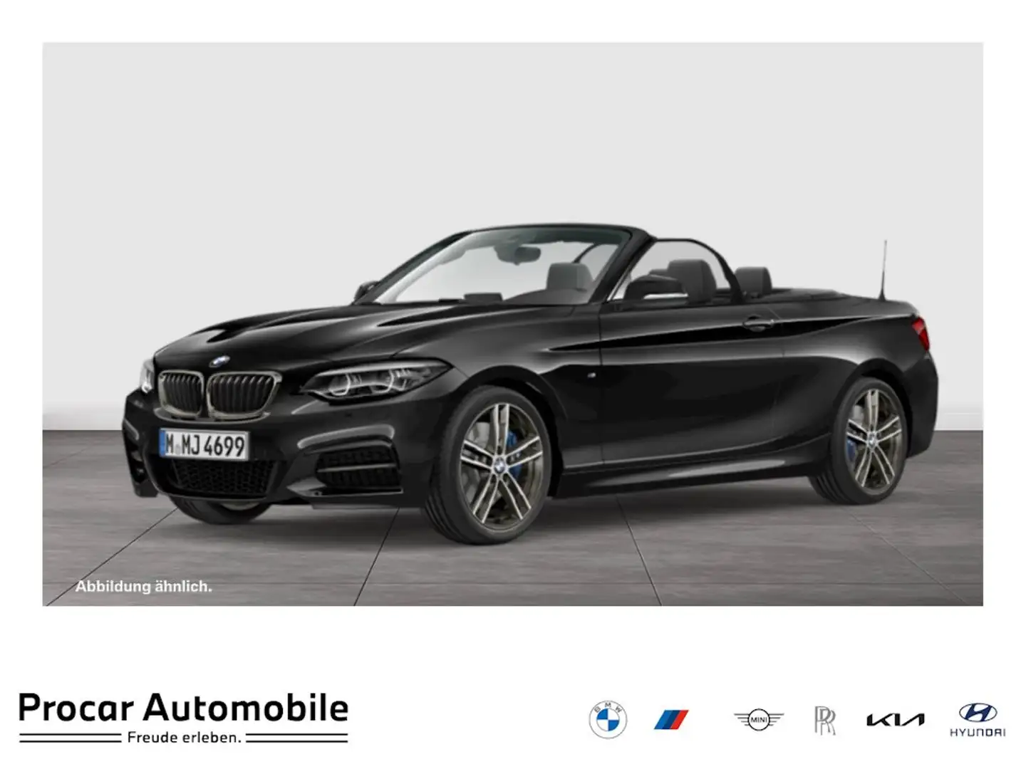 BMW 240 M240i xDrive Cabrio Adapt.LED Harman/K. Kamera Zwart - 1
