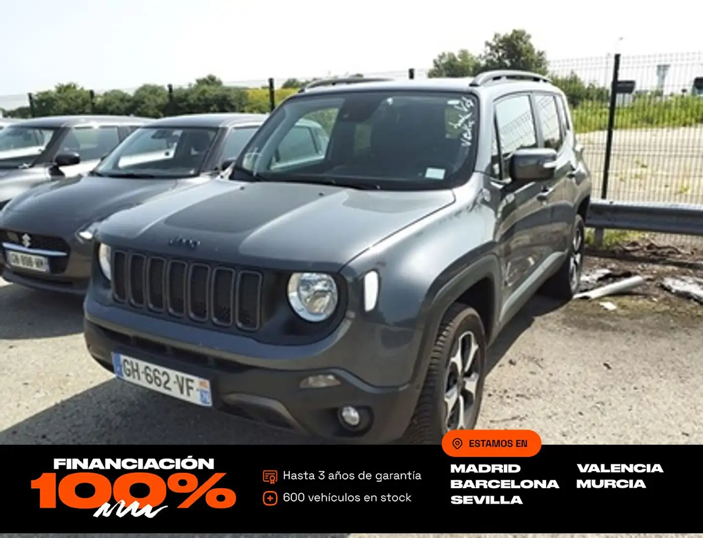 Jeep Renegade Trailhawk 1.3 PHEV 177kW (240CV) AT AWD Gris - 1