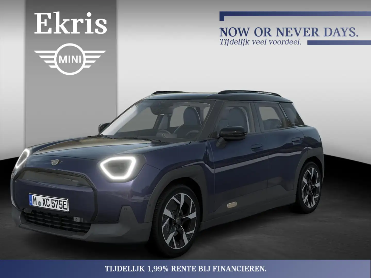 MINI Aceman E | Pakket S + Classic Trim | Actie Blauw - 1