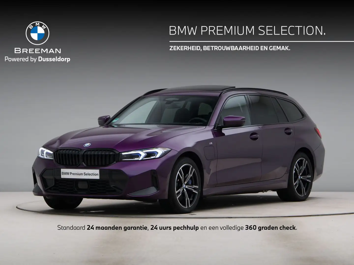 BMW 330 3 Serie 330e xDrive M Sport Touring Mauve - 1