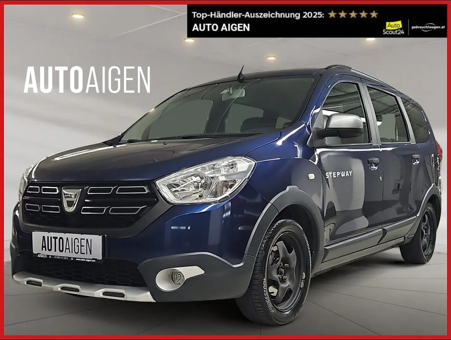 Dacia Lodgy * STEPWAY * 2. BESTIZ * KAMERA * NAVI * SERVICE * Blau - 1