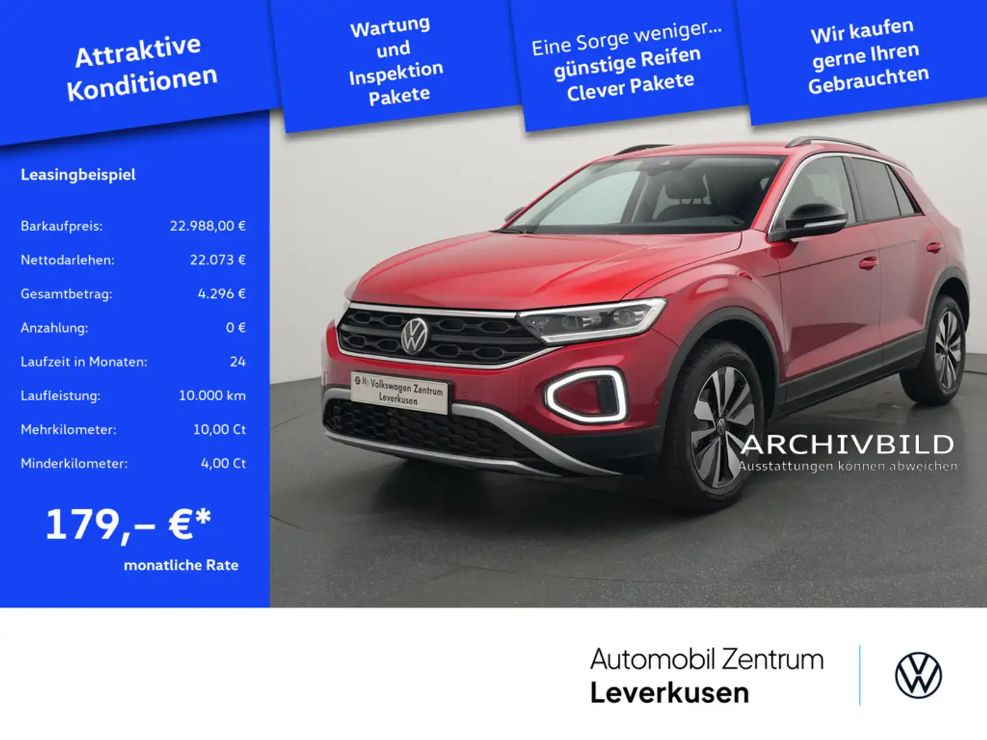 Volkswagen T-Roc VIRT LED NAVI SHZ PDC KLIMA Noir - 1
