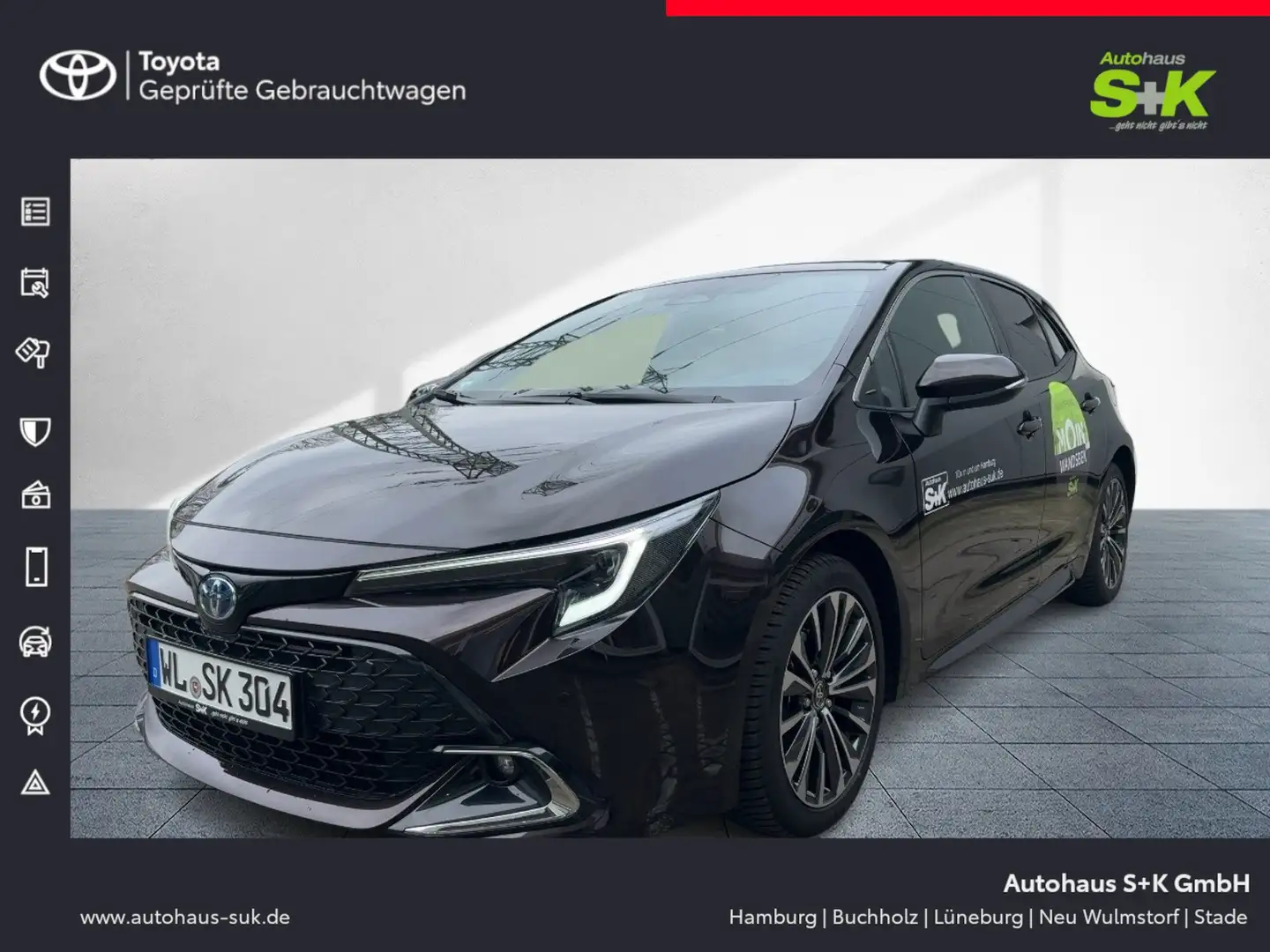 Toyota Corolla 1,8-l-Hybrid, Systemleis.: 140PS Team-D Marrón - 1