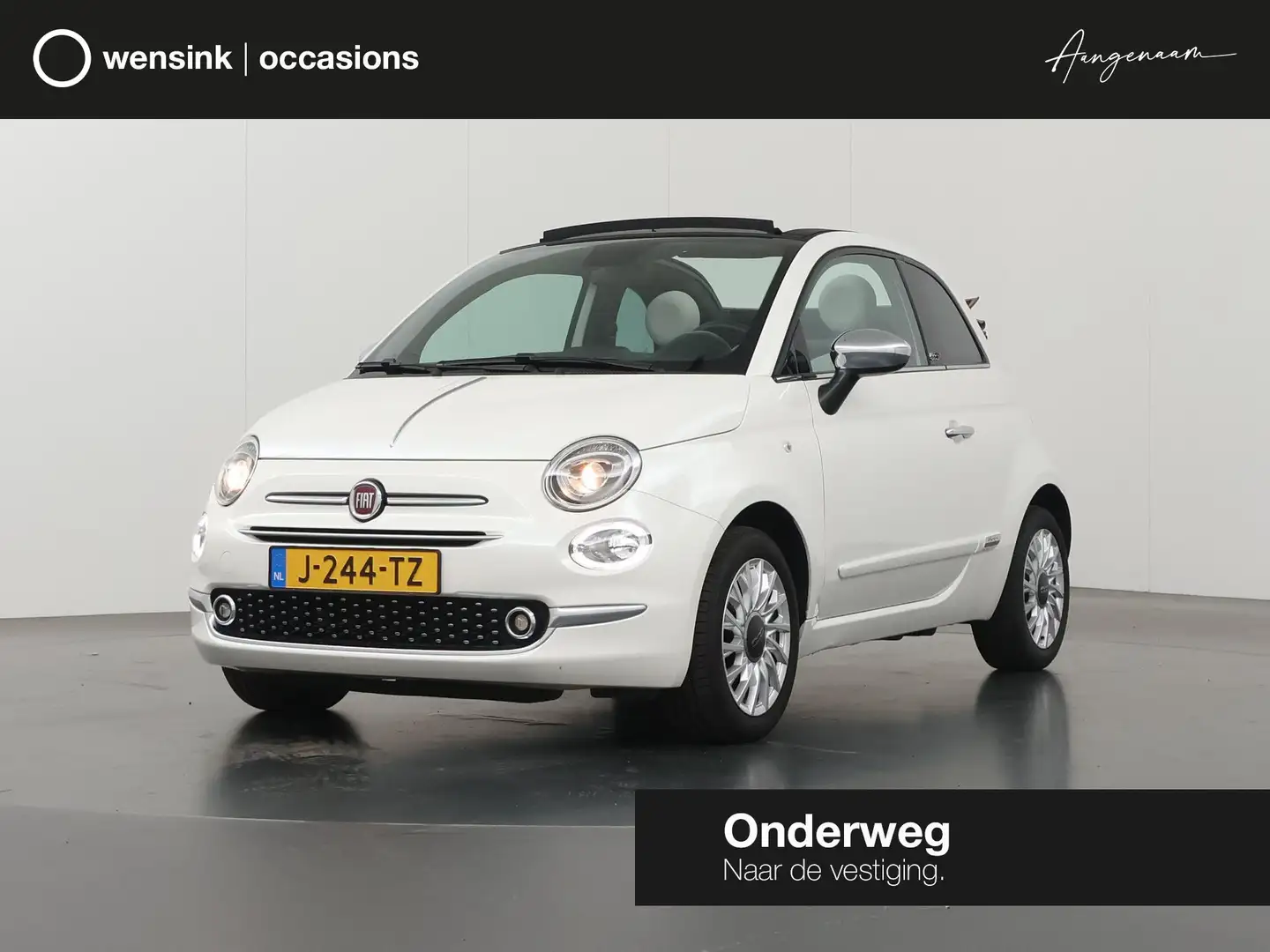Fiat 500C 1.2 Star | Navigatie | Parkeersensoren | Climate C Wit - 1