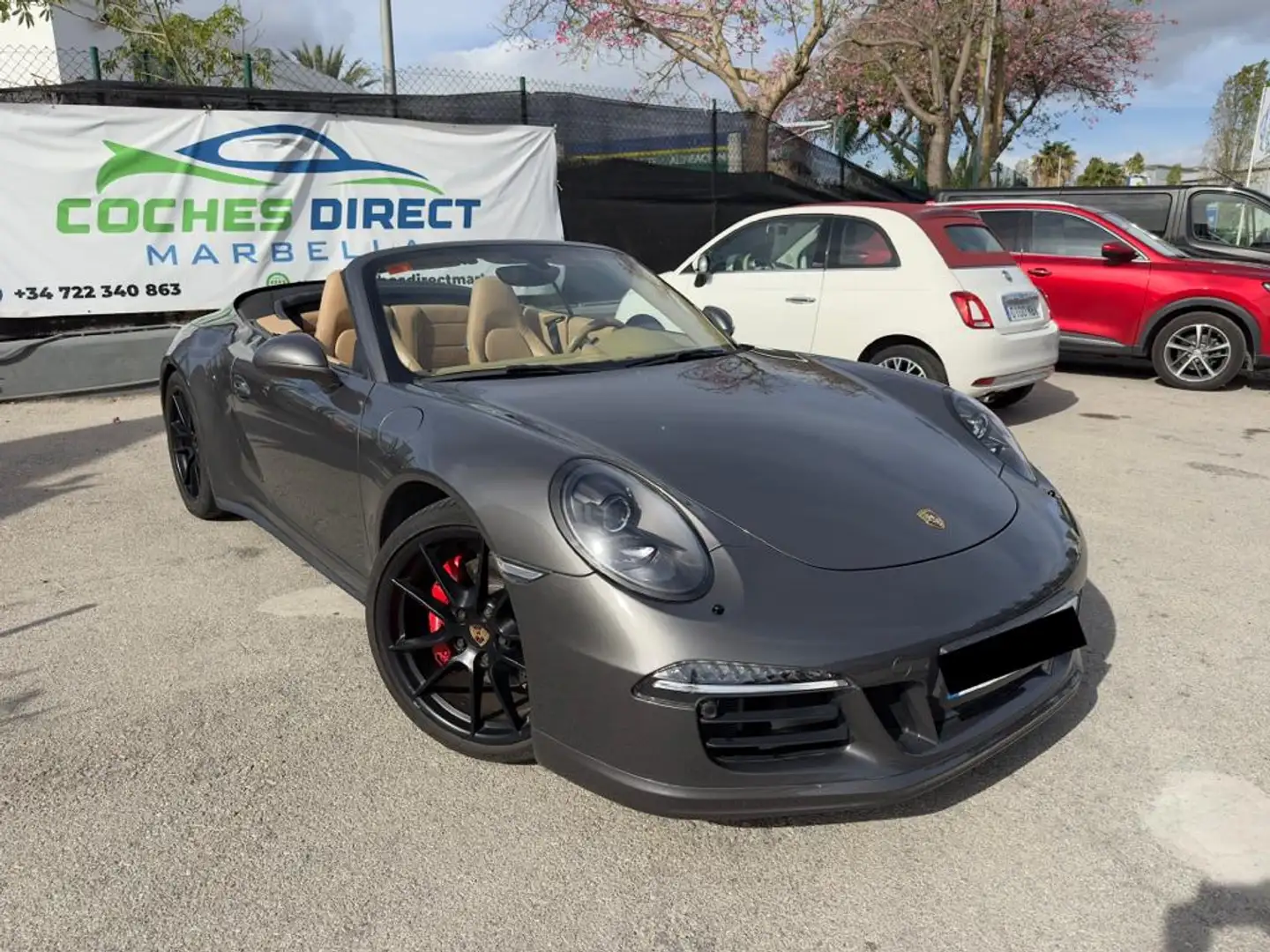 Porsche 911 Carrera 4S Cabriolet PDK Grijs - 2