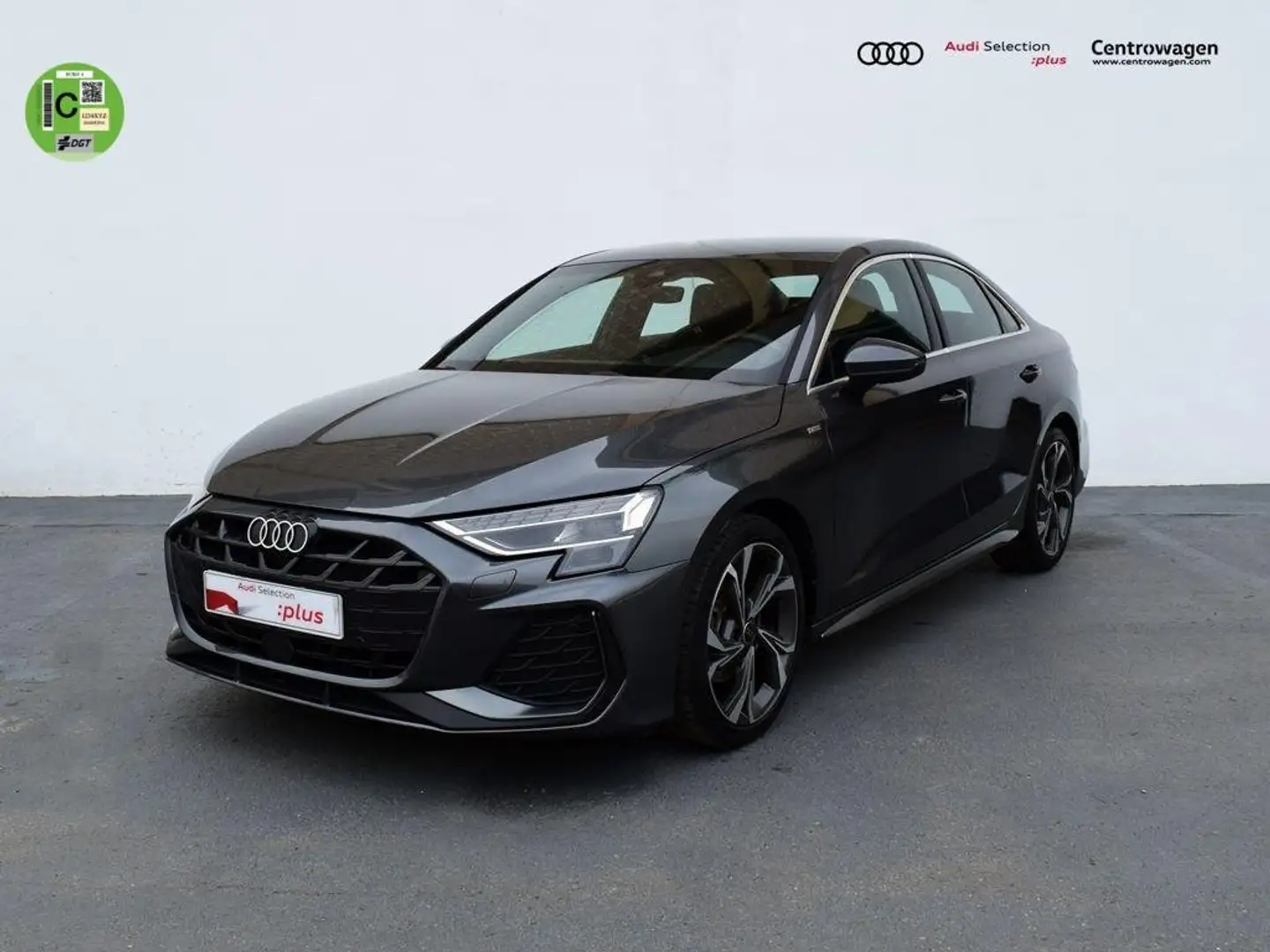 Audi A3 Sedán TDI S line S tronic 110kW Gris - 1