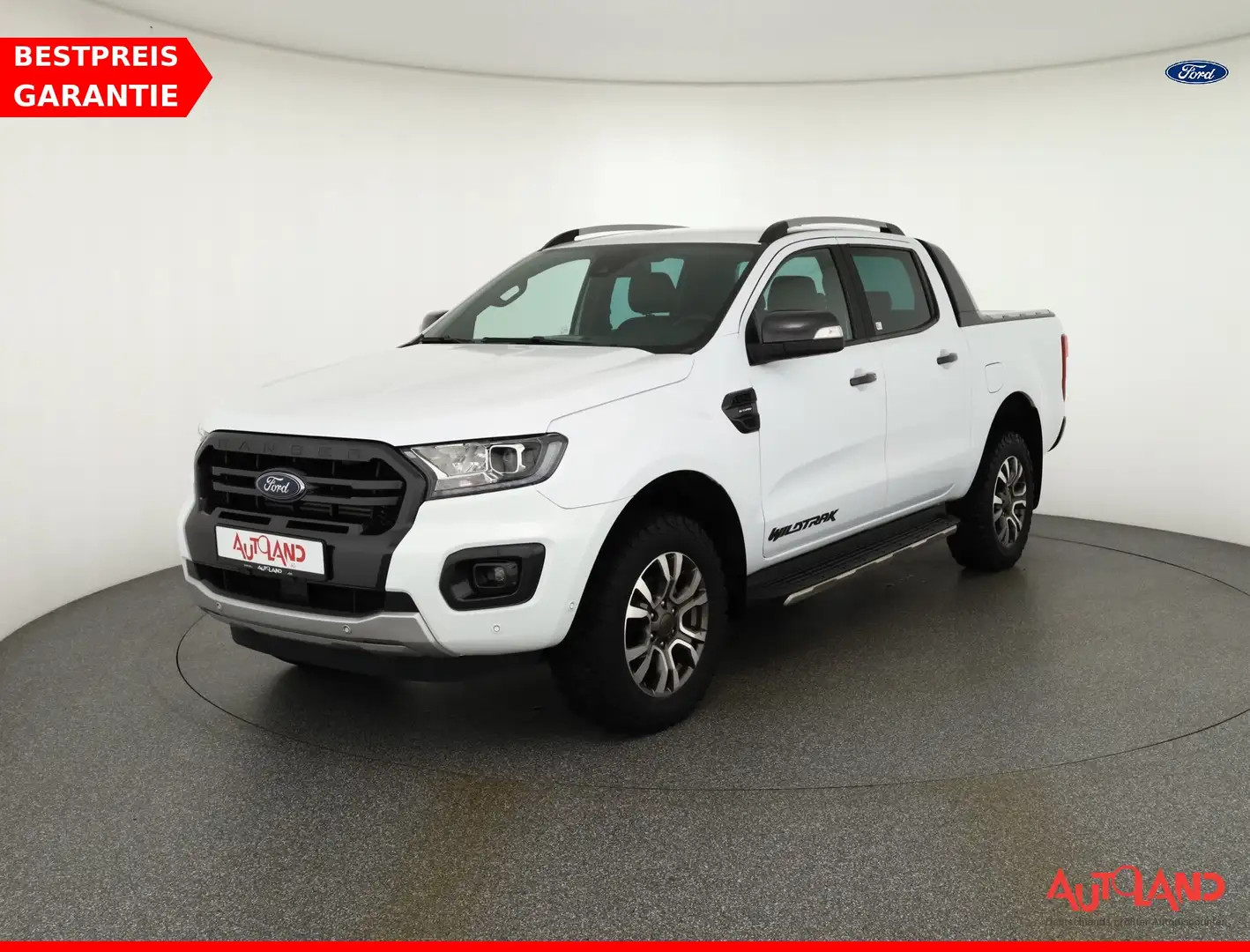 Ford Ranger 2.0 TDCi Wildtrak 4x4 Doka LED AHK Kamera Blanc - 1