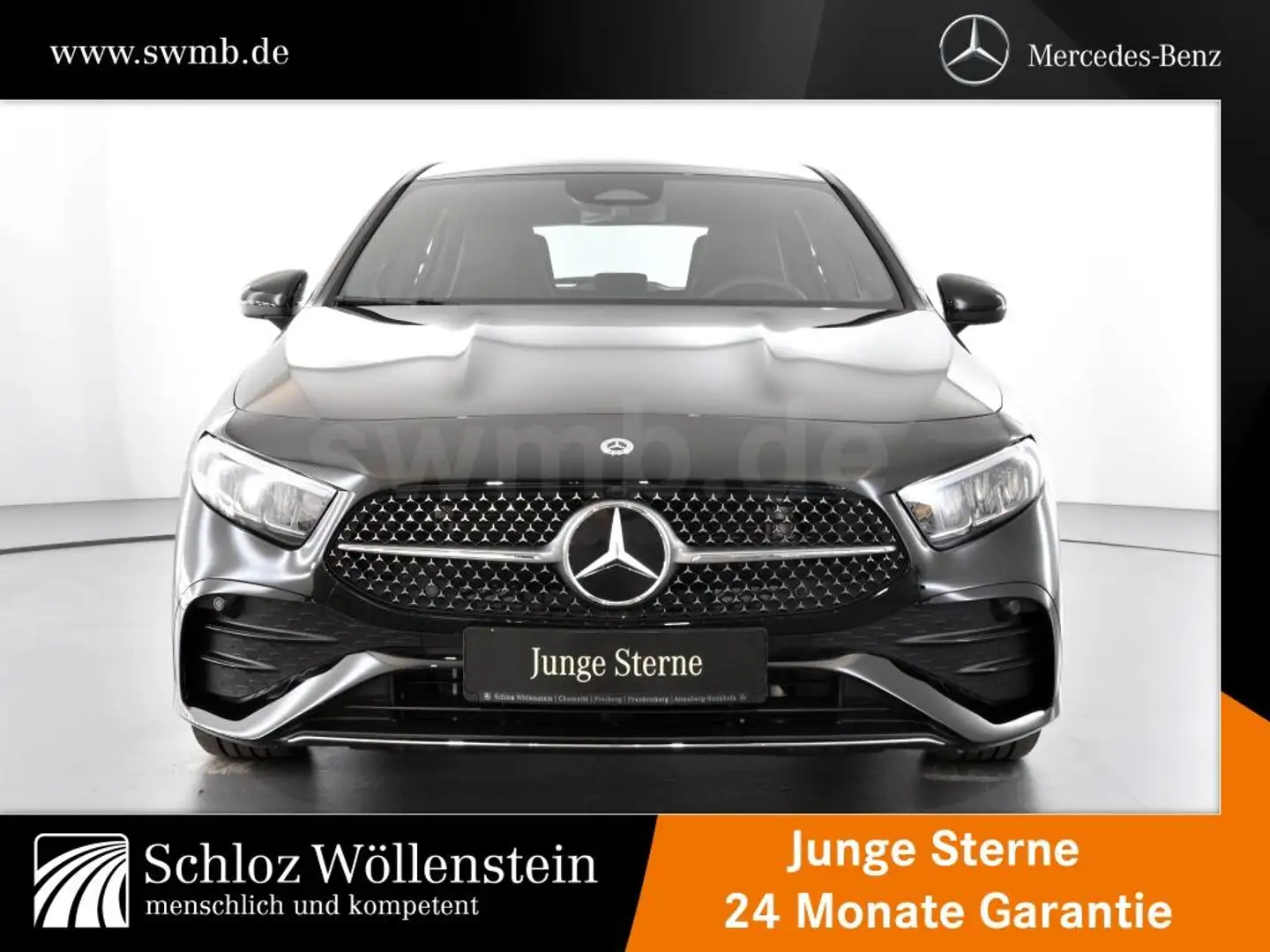 Mercedes-Benz A 200 AMG/LED/AHK/DISTRONIC/KeylessGO/RfCam/EDW Schwarz - 2