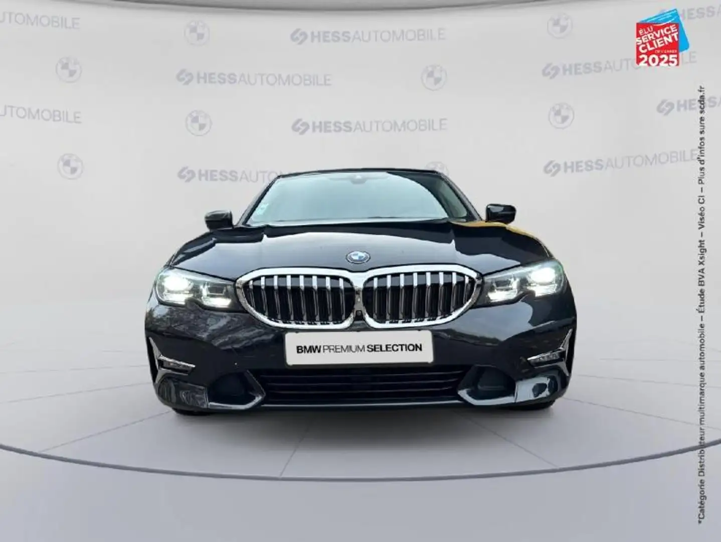 BMW 320 320dA 190ch Luxury Sieges chauf/cuir GPS Camera Negro - 2