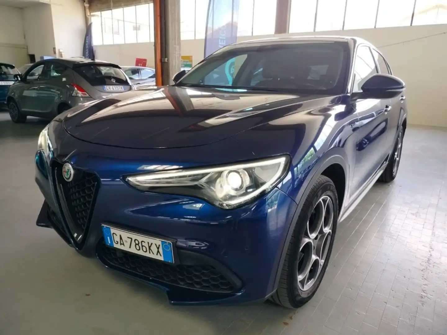Alfa Romeo Stelvio 2.2 Turbodiesel 190 CV AT8 Q4 Sprint Blu/Azzurro - 2