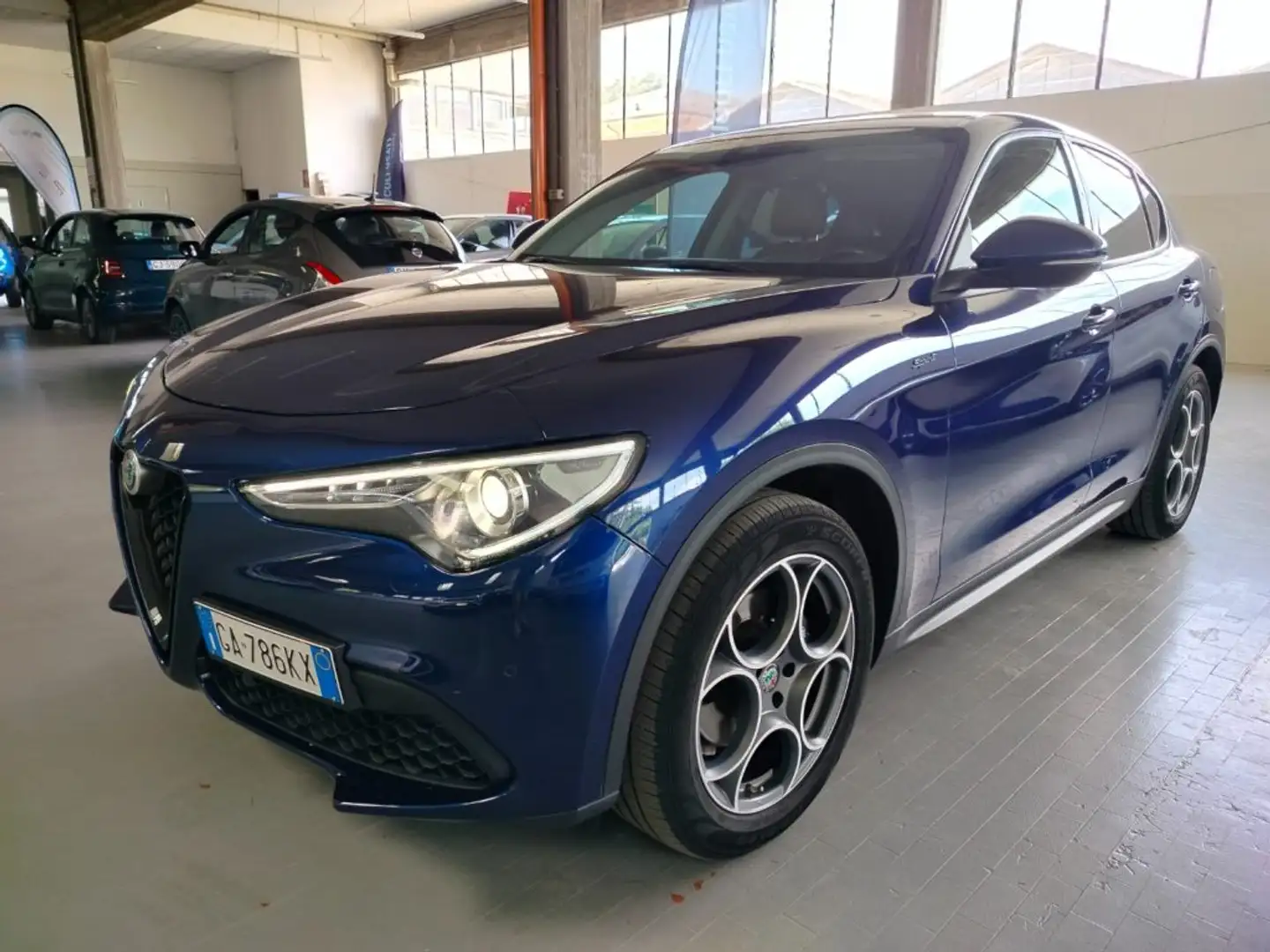 Alfa Romeo Stelvio 2.2 Turbodiesel 190 CV AT8 Q4 Sprint Blu/Azzurro - 1