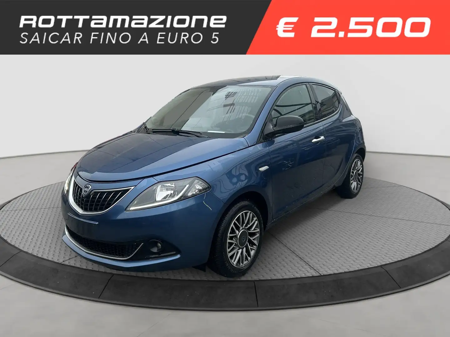 Lancia Ypsilon 1.0 FireFly 5 porte S&S Hybryd Gold Bleu - 1