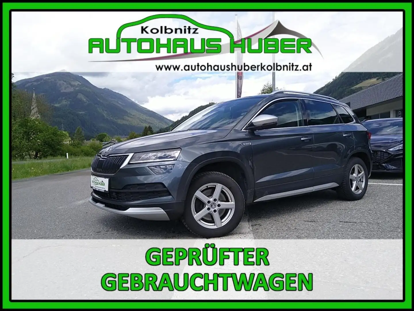 Skoda Karoq 2,0 TDI SCR 4x4 Scout Grau - 1