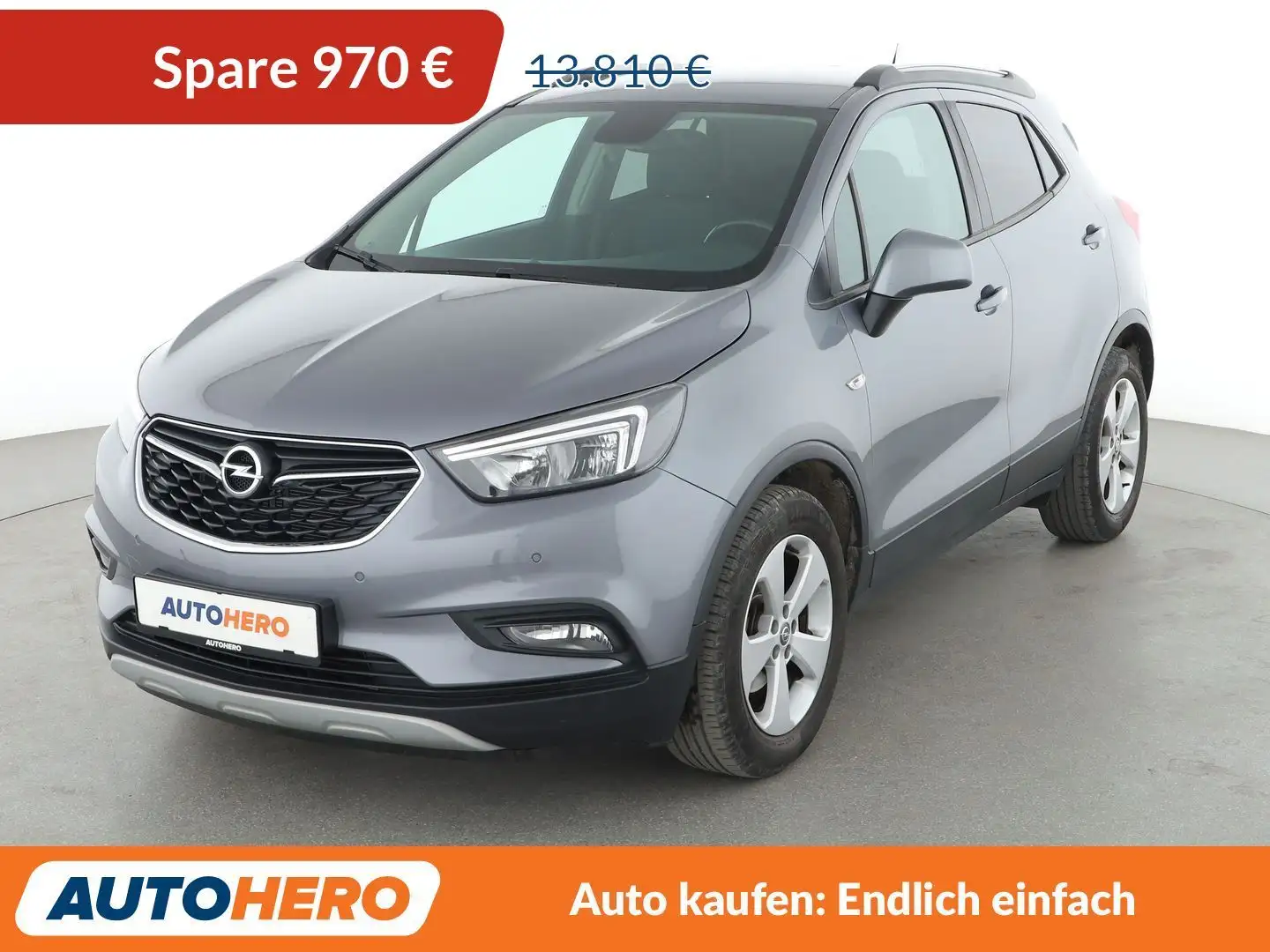 Opel Mokka X 1.4 Turbo Edition Start/Stop*NAVI*TEMPO*PDC* Grau - 1