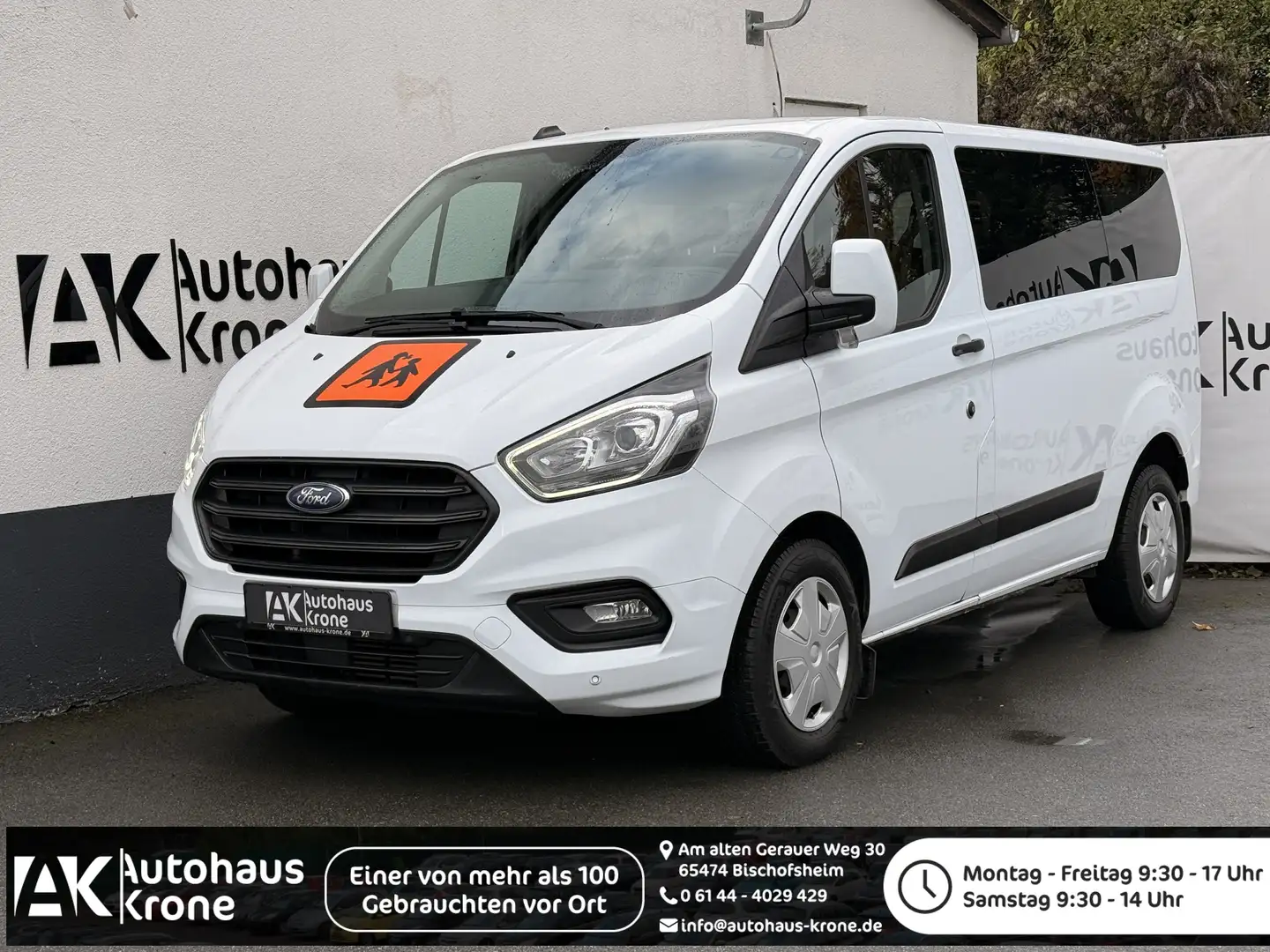 Ford Transit Custom Transit Custom 2.0 TDCi 320 L1 Trend  9-SITZER*LED Blanc - 1
