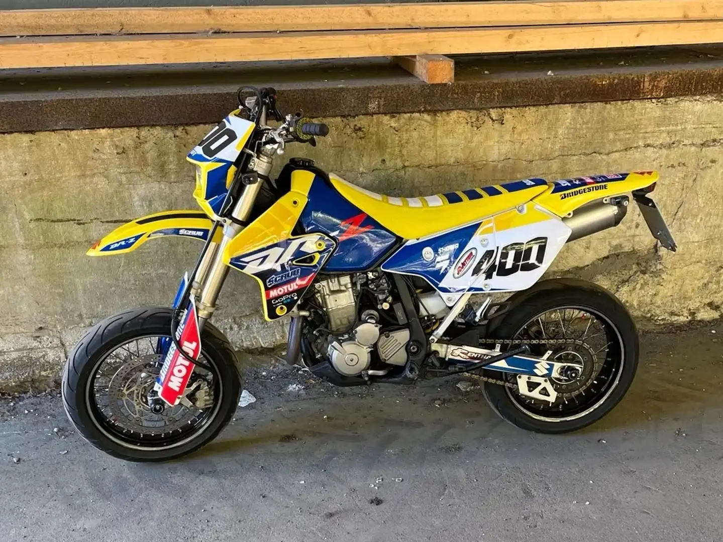 Suzuki DR-Z 400 SM Supermoto TÜV A2 Gelb - 1