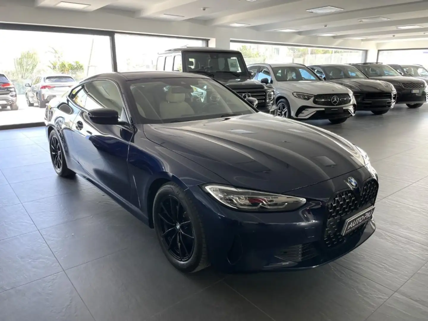 BMW 420 2.0 D Coupé MHEV 190 CV Sport Bleu - 1
