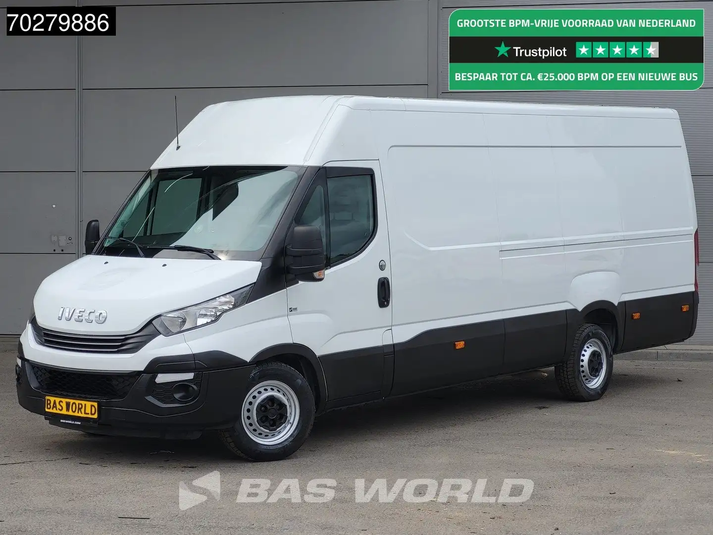 Iveco Daily 35S16 Automaat L3H2 3,5t Trekhaak Camera Euro6 L4H Wit - 1