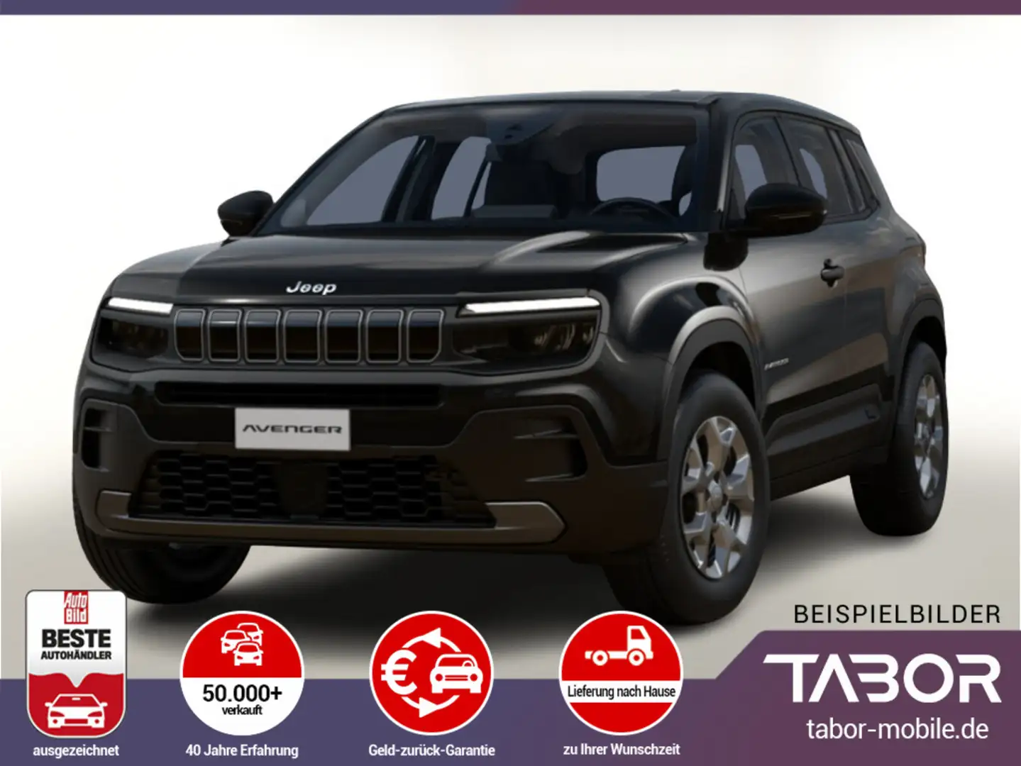 Jeep Avenger 1.2 MHEV 110 DTC Longitude SHZ LED PDC Nero - 2
