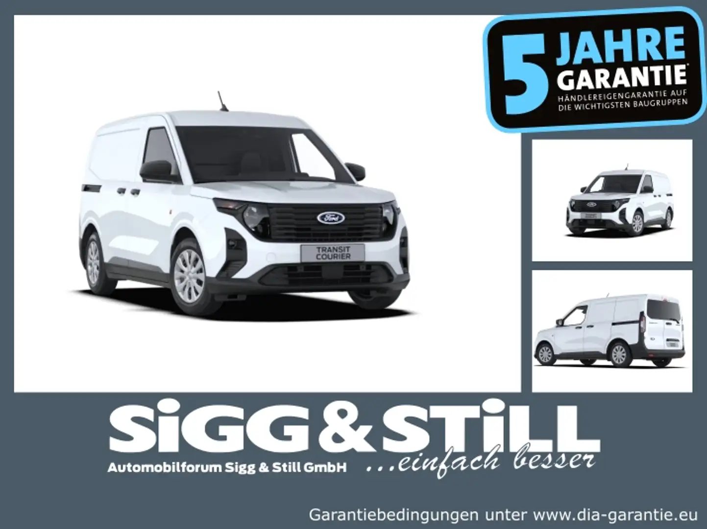 Ford Transit Courier Kasten Trend 1.5 CAM*SHZ*PDC*LHZ Weiß - 1