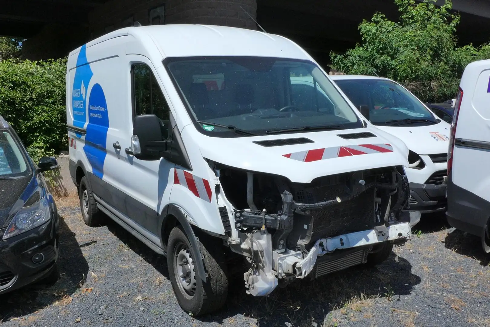 Ford Transit Kasten FT350 L2 2.0 #AHK #DAB # FSH #KLIMA Weiß - 1