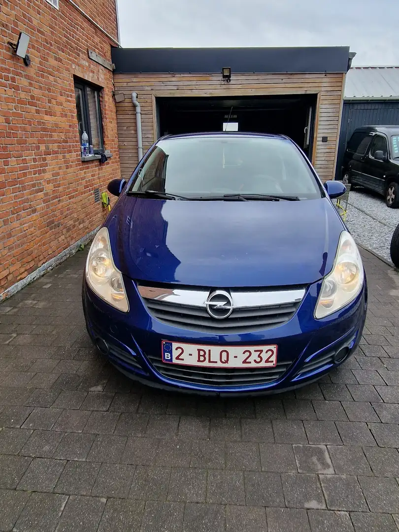 Opel Corsa 126000 KM Blanco Gekeurd Voor Verkoop Blauw - 1