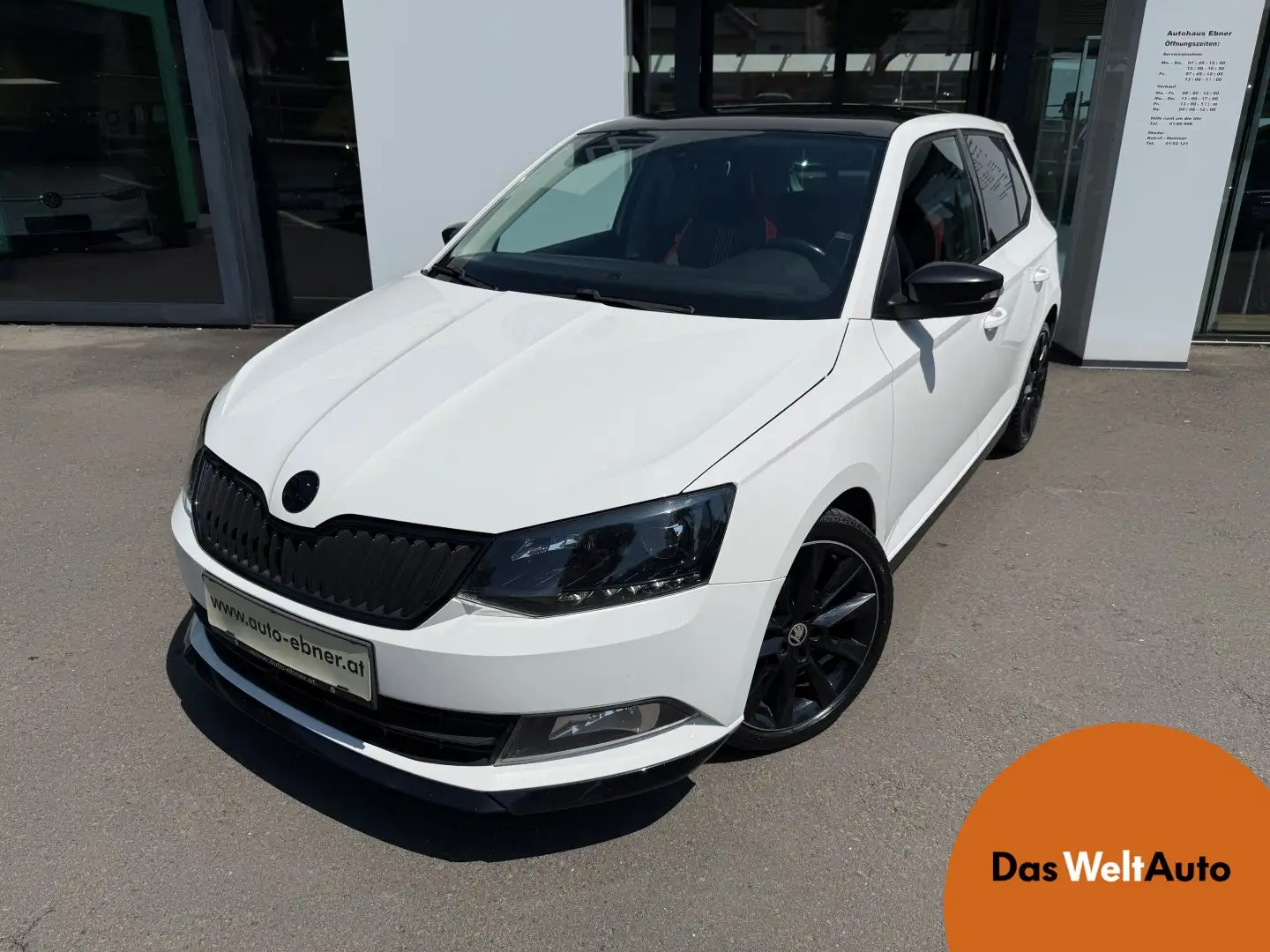 Skoda Fabia Monte Carlo TSI Blanc - 1