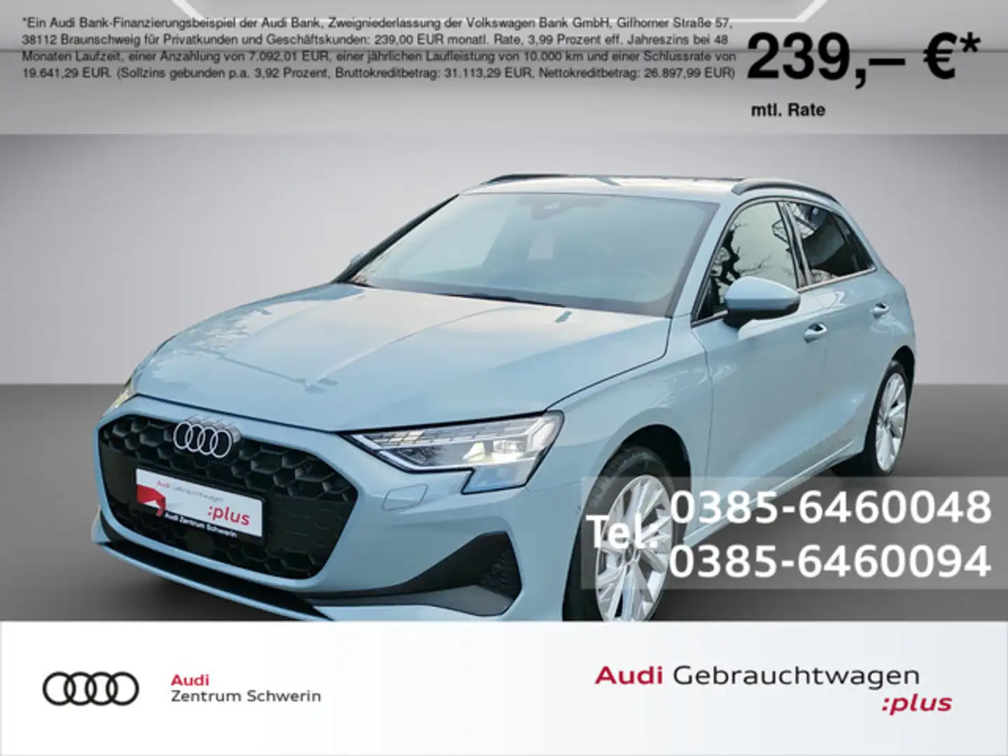 Audi A3 Sportback 35 1.5 TFSI S-tronic SHZ NAVI Grau - 1