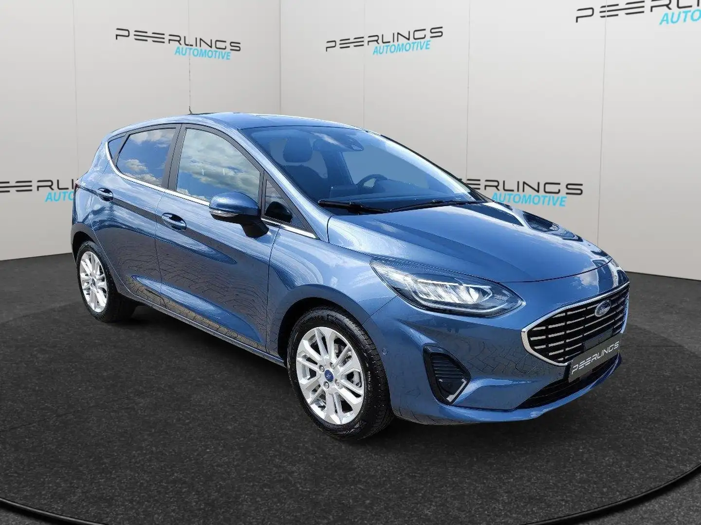 Ford Fiesta EcoBoost mHEV Titanium X A7 DCT Bleu - 1