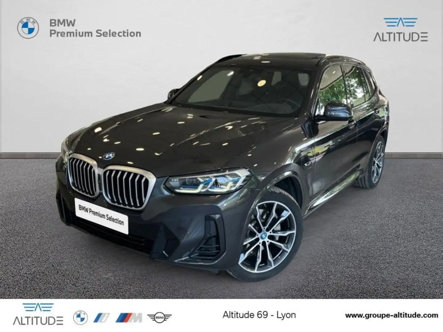 BMW X3 xDrive30e 292ch M Sport Gris - 1