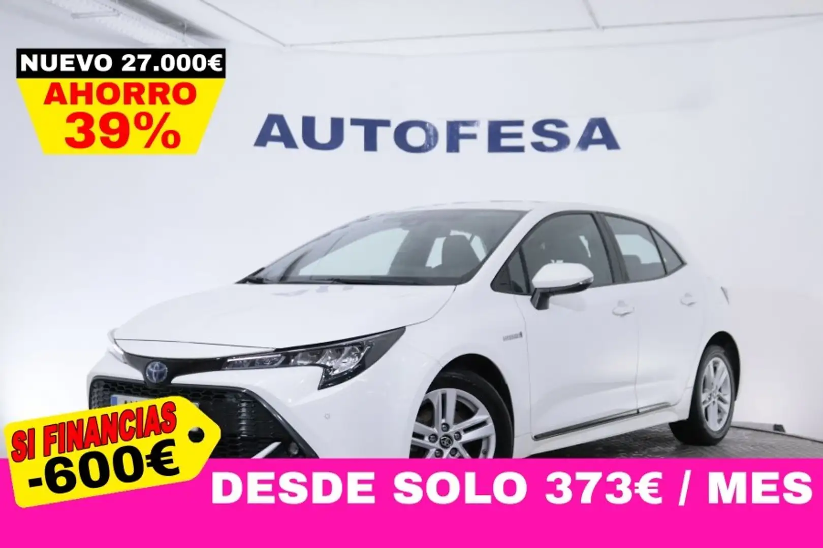 Toyota Corolla 1.8 HYBRID 125H HEV ACTIVE AUTO 122CV 5P #NAVY, PA Blanco - 1