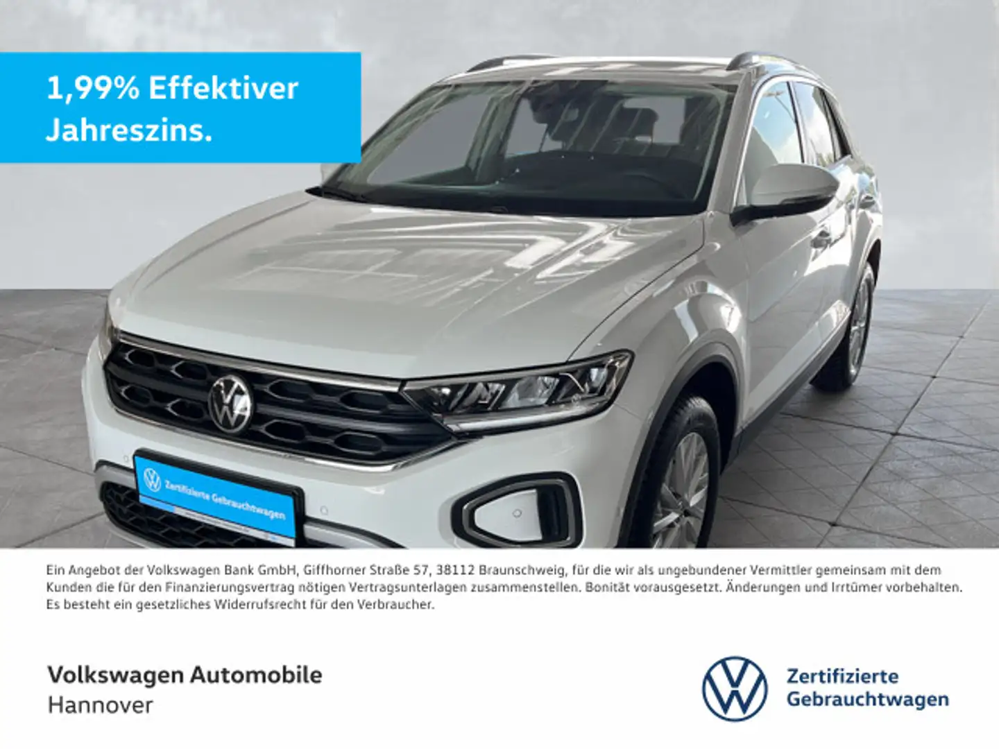 Volkswagen T-Roc 1.0 TSI Life Navi Shz PDC Parklenk Dig.Coc Wit - 1