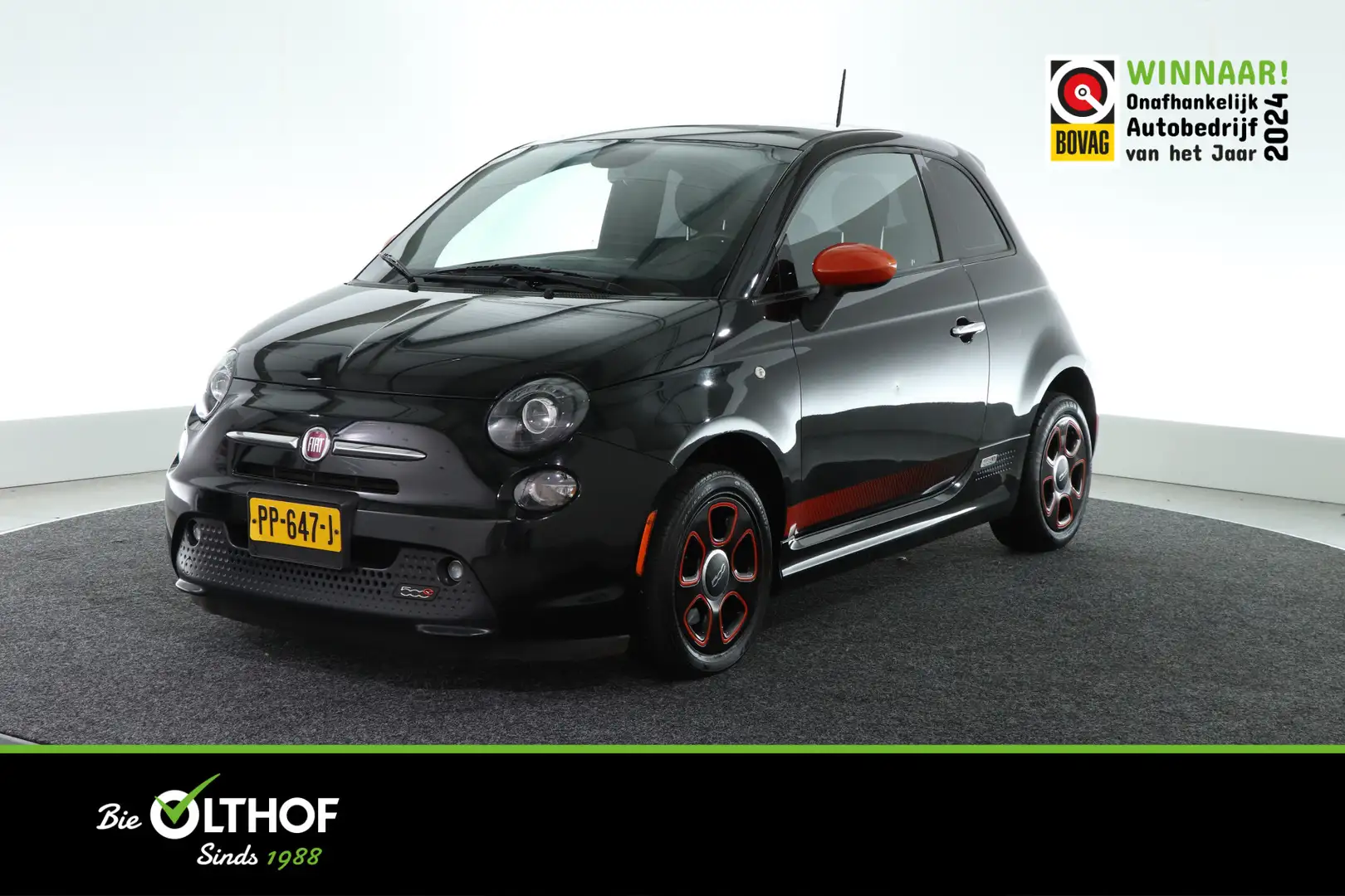 Fiat 500e 24kwh / CRUISE / STOELVERW. / AIRCO / Schwarz - 1