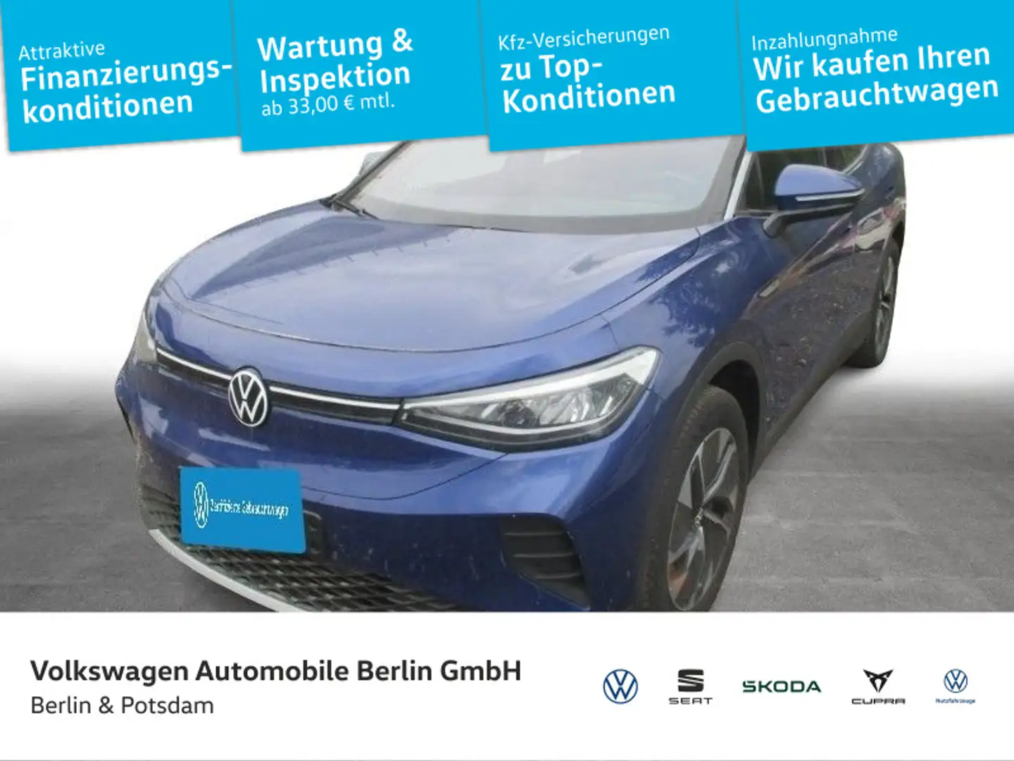 Volkswagen ID.4 Pro NAVI LED 77kWh PDC SHZ Blauw - 1