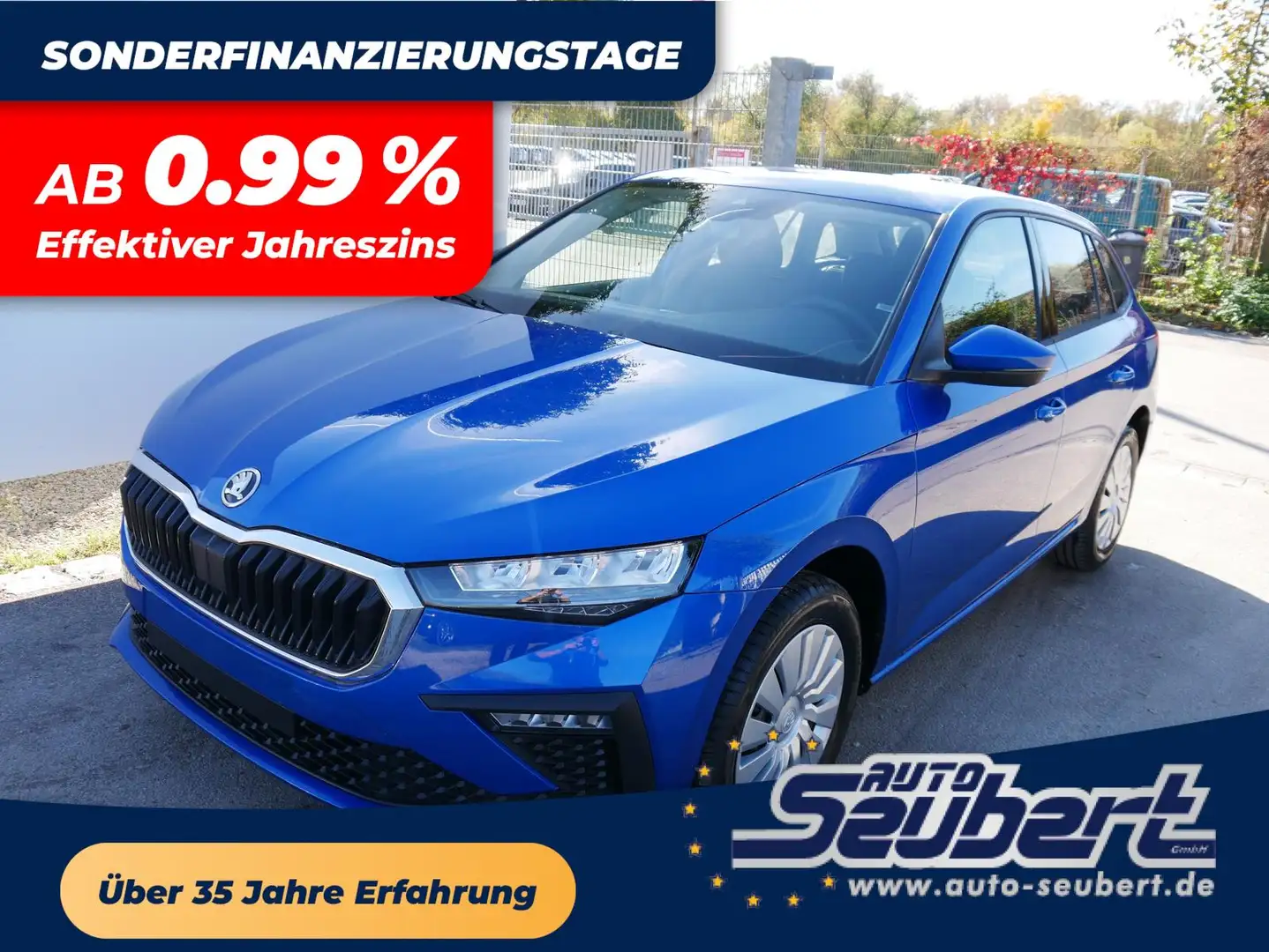 Skoda Scala Selection 1.0 TSI DSG*NAVI-ÜBER-SMARTLINK*PDC-HI*L Blau - 1